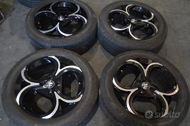4 cerchi lega alfa romeo junior r18 lt6355