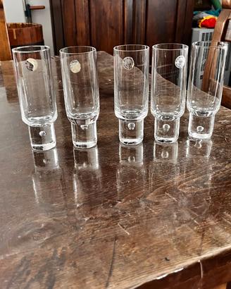 Set 5 bicchieri VAV Bleikristall Handarbeit