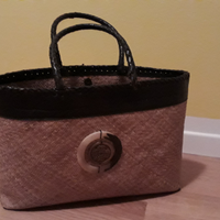 Borsa da spiaggia in paglia