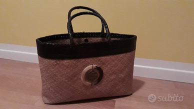 Borsa da spiaggia in paglia