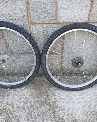 Ruote mtb complete cerchio e pneumatici