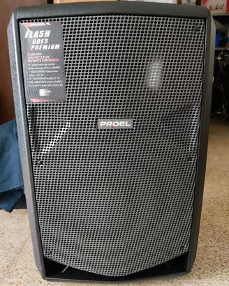 Coppia casse Proel flash 15 ha 600w RMS l' una
