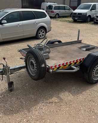 Rimorchio Humbaur 950kg Frenato per Moto