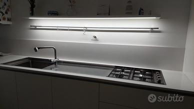 Piano integrato Barazza in acciaio inox