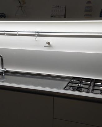 Piano integrato Barazza in acciaio inox