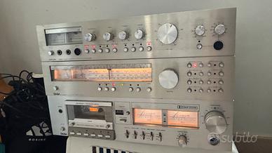 Amplificatore stereo hi-fi vintage Saba rcf fbt