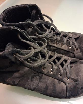 SNEAKERS BIKKEMBERGS COLORE NERO CAMOUFLAGE 