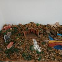 Presepe paesaggio completo