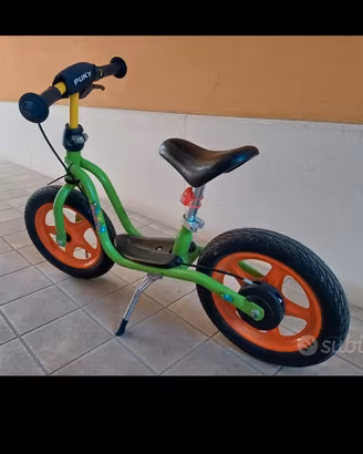 Bicicletta balance Senza pedali Puky  verde