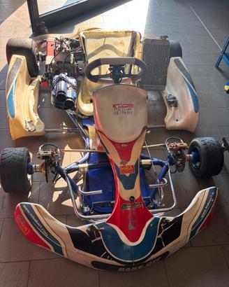 Kart MBA 125cc liquido pronto pista
