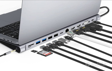 Hub USB C, HOPDAY Docking Station USB C 13 in 1, T