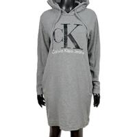 Abito Calvin Klein Donna Cotone Grigio L