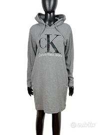 Abito Calvin Klein Donna Cotone Grigio L