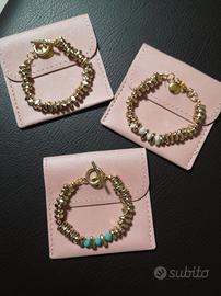 bracciali in ematite colore oro 