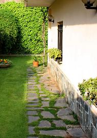 Lastre di pietra per vialetto giardino