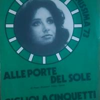 Spartito musicale Gigliola Cinquetti