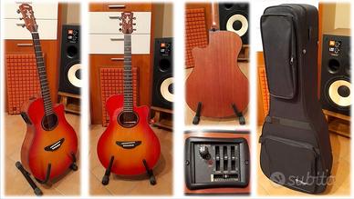 YAMAHA APX-3 CHITARRA ELETTROACUSTICA + CUSTODIA
