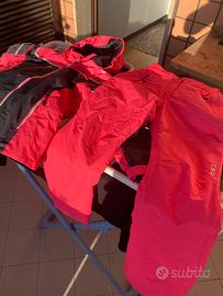 Due completi giacca e salooette sci 140cm