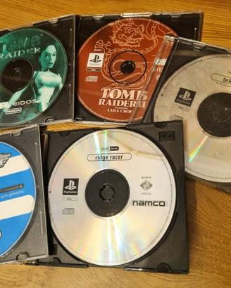 Lotto 5 Giochi Originali PS1 - PAL