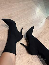 Scarpa donna Tacco a calzino nero - nr 37