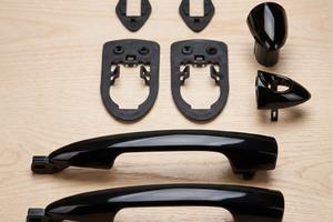 COPPIA MANIGLIE NERO LUCIDO GIULIETTA/MITO/LANCIAY