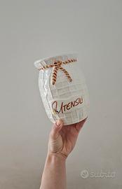 Porta utensili in ceramica