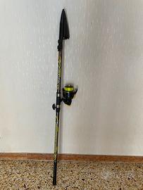 Canna da pesca e mulinello surf casting trabucco