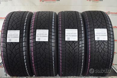 4 pneumatici dunlop 235/45 r19 99v tu6885