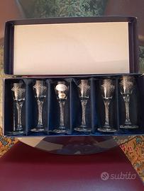 set 6 bicchieri liquore 