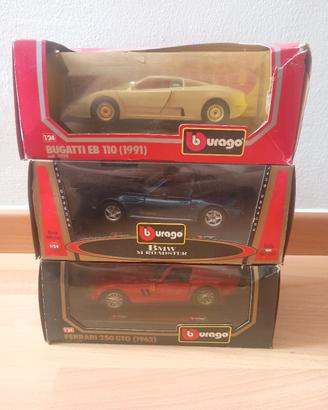Lotto modellini Bburago 1/24