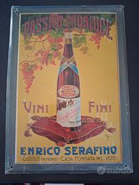 riproduzione targa pubblicitaria 