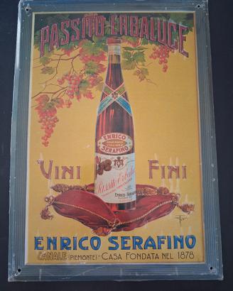 riproduzione targa pubblicitaria 