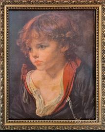 ritratto Bambino biondo con maglietta aperto"