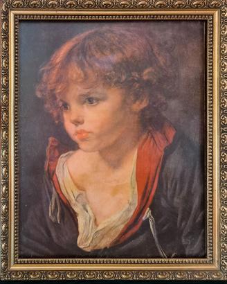 ritratto Bambino biondo con maglietta aperto"