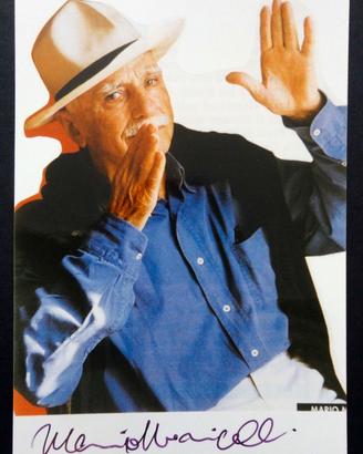 Mario Monicelli, Autografo Originale su foto, LOA