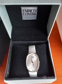 orologio donna cinturino ecopelle bianco 