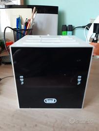 Radiosveglia Cubo TREVI bianca digitale perfetta