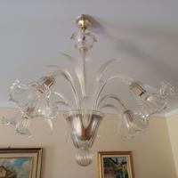 LAMPADARIO IN VETRO DI MURANO.