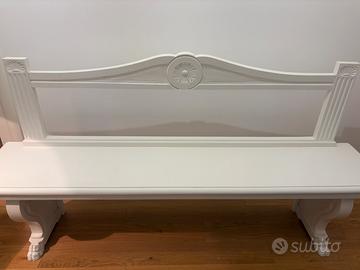 Panca primi del novecento in legno massello