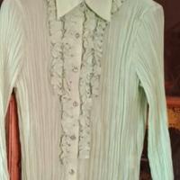 Camicetta  verde  full  L/XL L/IT 44 EU 40Camicett