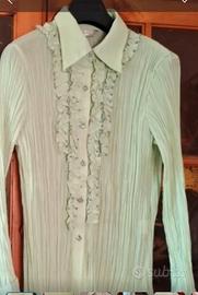 Camicetta  verde  full  L/XL L/IT 44 EU 40Camicett
