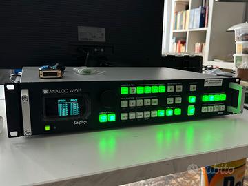 Mixer video Analog Way SPX450 con controller
