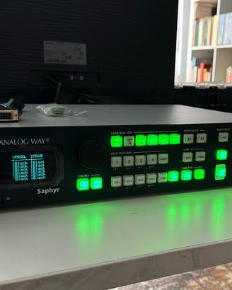 Mixer video Analog Way SPX450 con controller
