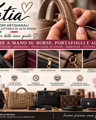 LAVORAZIONI MANUALI CONTO TERZI PER PELLETTERIA