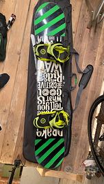 Snowboard attacchi sacca