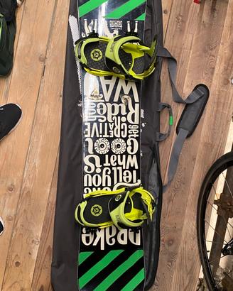 Snowboard attacchi sacca