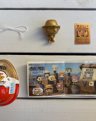 Funko Pop Kinder Joy One Piece Luffy Gold