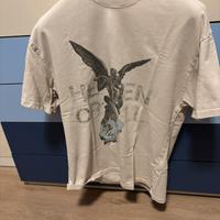 T shirt graphic tee crema size m
