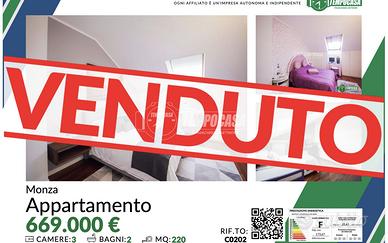 APPARTAMENTO SU DUE LIVELLI NEL CENTRO STORICO MON