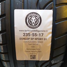 2 GOMME 235 55 17 DUNLOP A50639